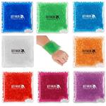 JH9466 Square Gel Beads Hot/Cold Pack With Custom Imprint